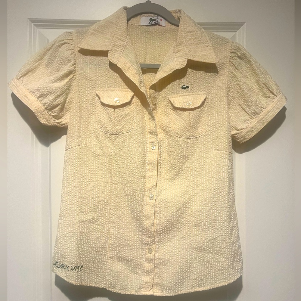 Lacoste Short Sleeve Button-Down EU42 (L)